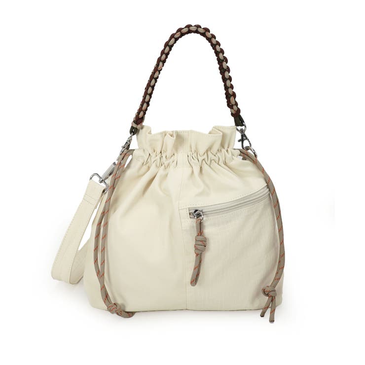 【ミディアムサイズ レジャー オールシーズン】パラコードハンドル2way巾着バッ… | TRYSIL | 詳細画像19 