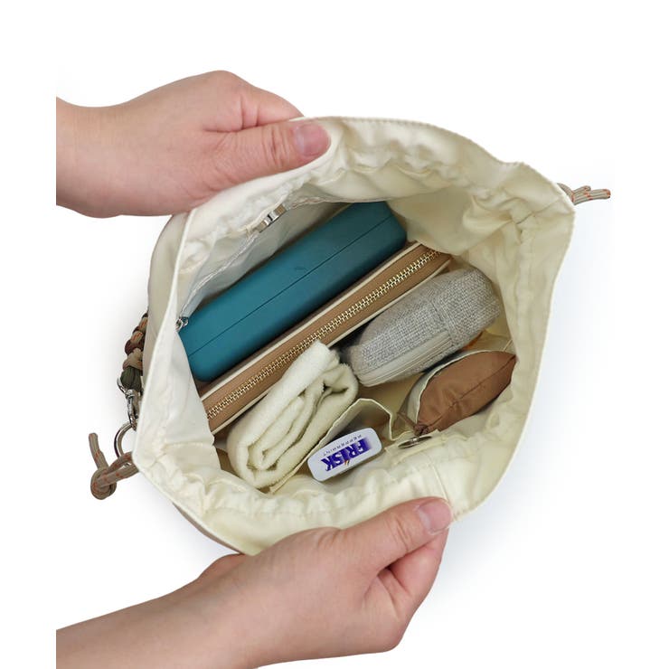 【ミディアムサイズ レジャー オールシーズン】パラコードハンドル2way巾着バッ… | TRYSIL | 詳細画像20 