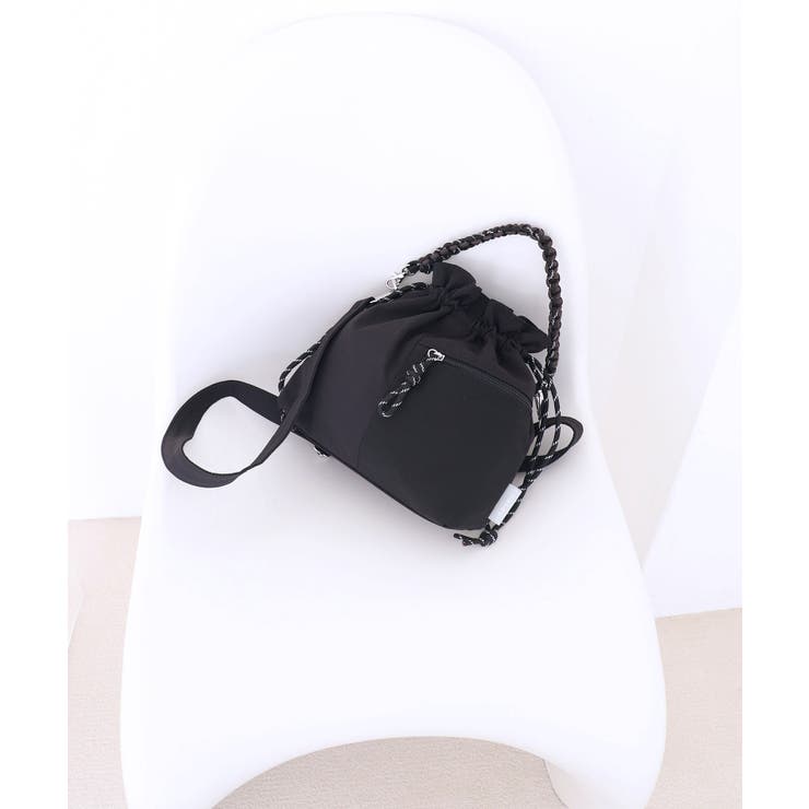 【ミディアムサイズ レジャー オールシーズン】パラコードハンドル2way巾着バッ… | TRYSIL | 詳細画像9 