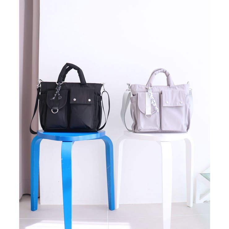 【2way/デイリー/オールシーズン】マルチポケット2wayトートバッグ | TRYSIL | 詳細画像10 