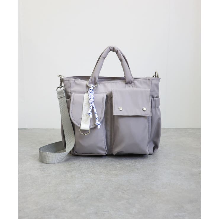 【2way/デイリー/オールシーズン】マルチポケット2wayトートバッグ | TRYSIL | 詳細画像11 