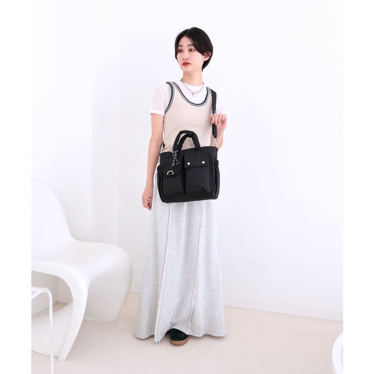 【2way/デイリー/オールシーズン】マルチポケット2wayトートバッグ | TRYSIL | 詳細画像8 