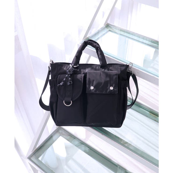 【2way/デイリー/オールシーズン】マルチポケット2wayトートバッグ | TRYSIL | 詳細画像9 