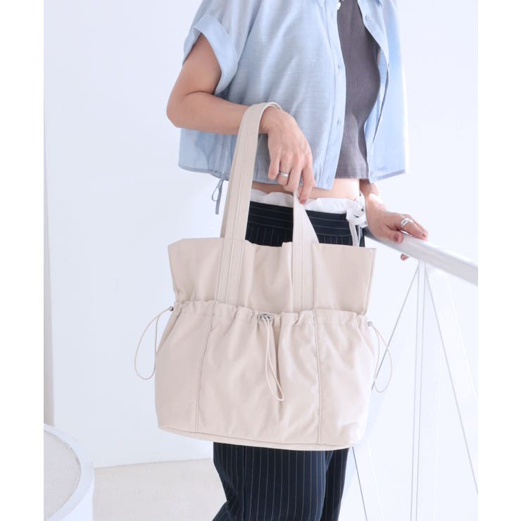 ギャザーポケットトートバッグ | TRYSIL | 詳細画像3 