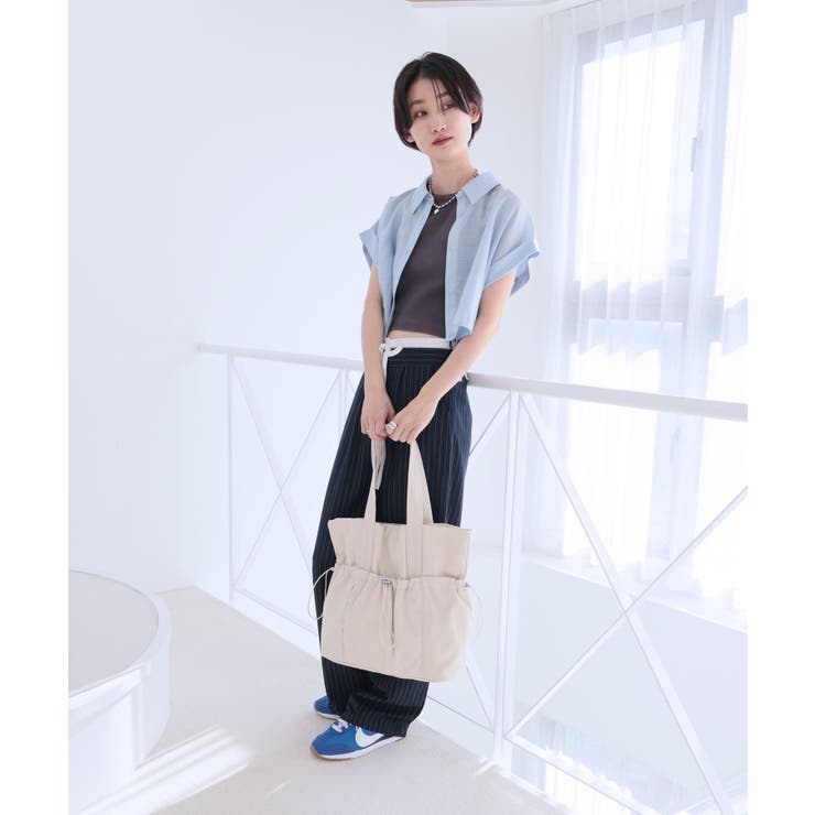 ギャザーポケットトートバッグ | TRYSIL | 詳細画像4 