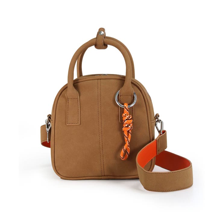 ブラウン | チャーム付きミニボストン | TRYSIL