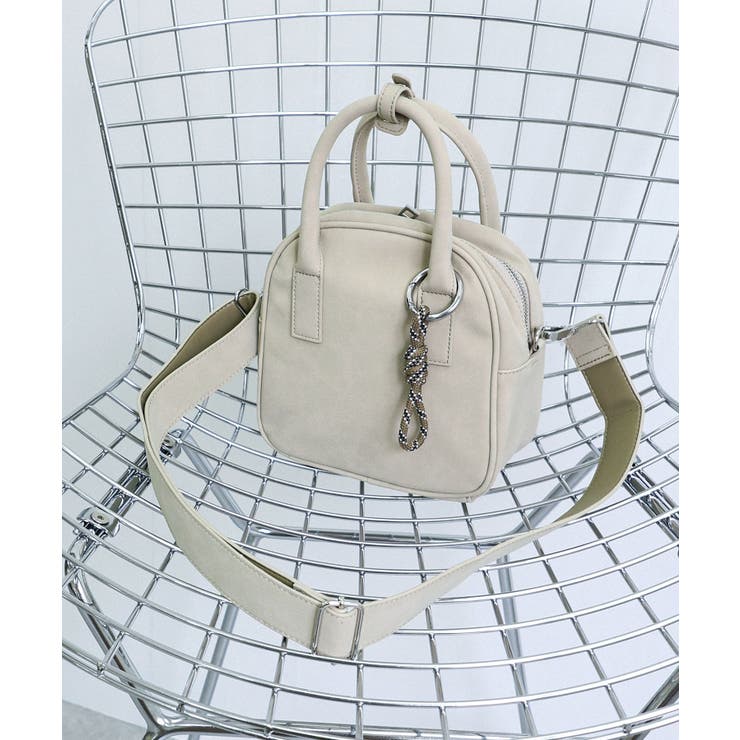 アイボリー | チャーム付きミニボストン | TRYSIL