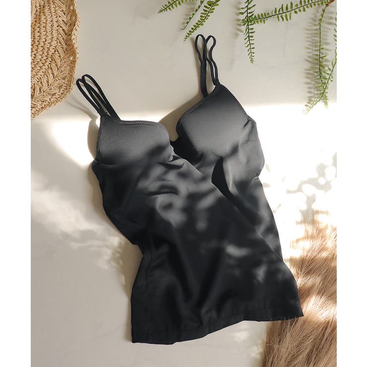 接触冷感《楽盛りブラトップ》ワイヤー入り ブラトップ ブラキャミ | tu-hacci  | 詳細画像29 