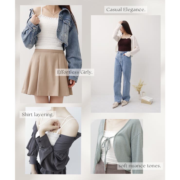 3wayシャーリングモーニングルーティンブラトップ | tu-hacci  | 詳細画像8 