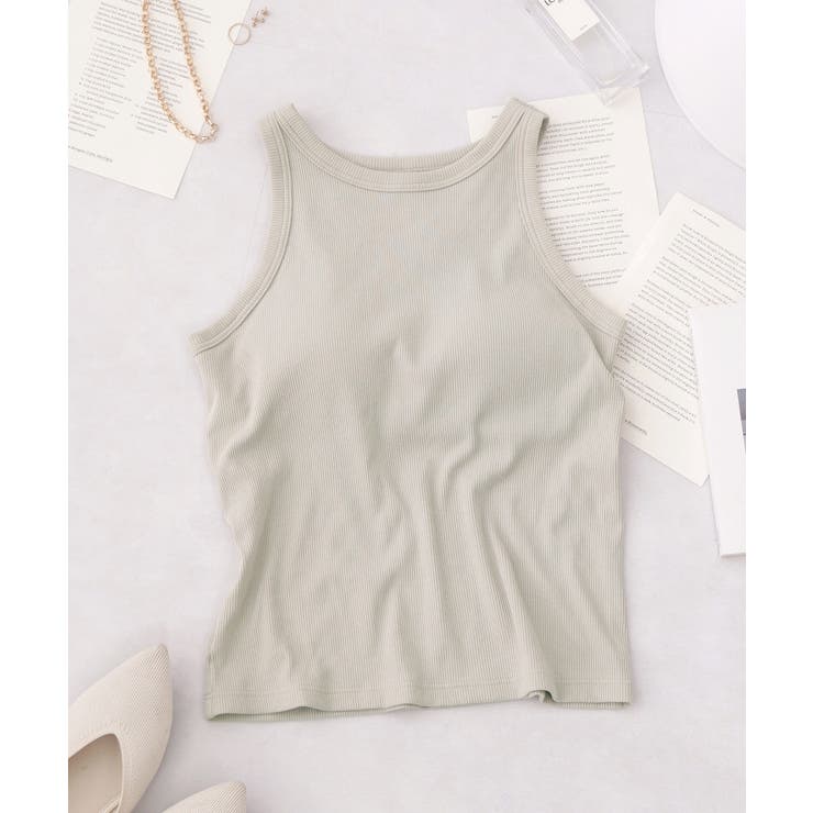 《楽盛りブラトップ》ブラモネ アメリカンスリーブリブタンクトップ | tu-hacci  | 詳細画像22 