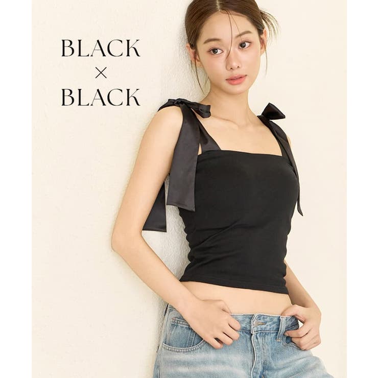 肩リボンカップ付きトップス《BRAmone Fashion Glamorous》 | tu-hacci  | 詳細画像18 