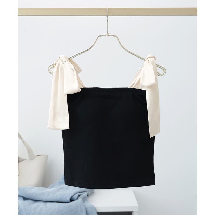 肩リボンカップ付きトップス《BRAmone Fashion Glamorous》 | tu-hacci  | 詳細画像26 