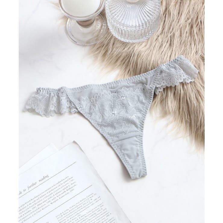 アイスグレー | フェザリーTバックショーツ ショーツ レディース | tu-hacci 