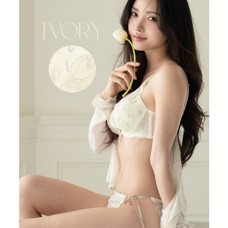 《Leene》チューリップレースブラ＆ショーツ | tu-hacci  | 詳細画像16 