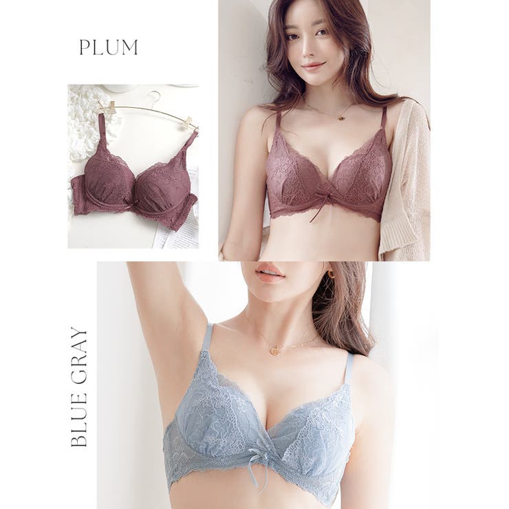 痛くない脇高谷間ブラ～Leeneシリーズ～ フルールシャワーカシュクールブラ ブ… | tu-hacci  | 詳細画像16 