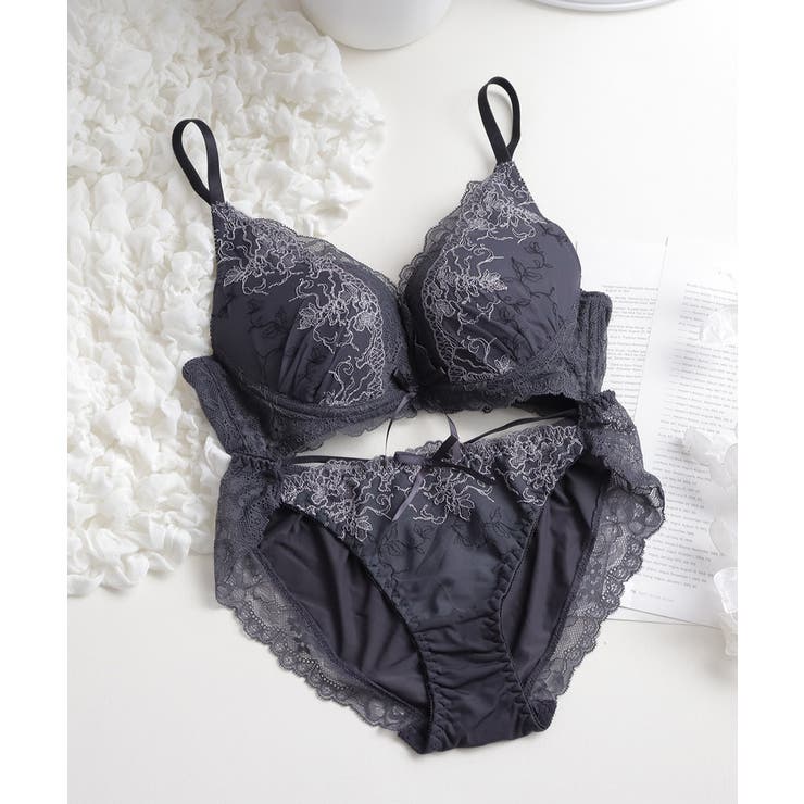 痛くない脇高谷間ブラ&ショーツ～Leeneシリーズ～ フルールシャワーカシュクー… | tu-hacci  | 詳細画像26 