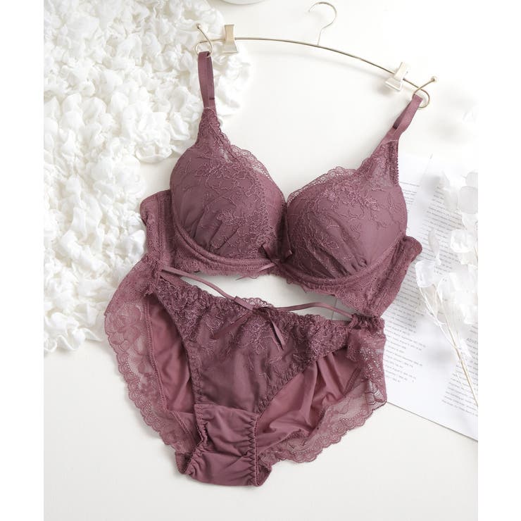 痛くない脇高谷間ブラ&ショーツ～Leeneシリーズ～ フルールシャワーカシュクー… | tu-hacci  | 詳細画像28 