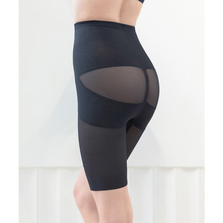 ブラック | 骨盤ガードル《スーパーロング》産後ガードル ぽっこりお腹 補正下着 | tu-hacci 