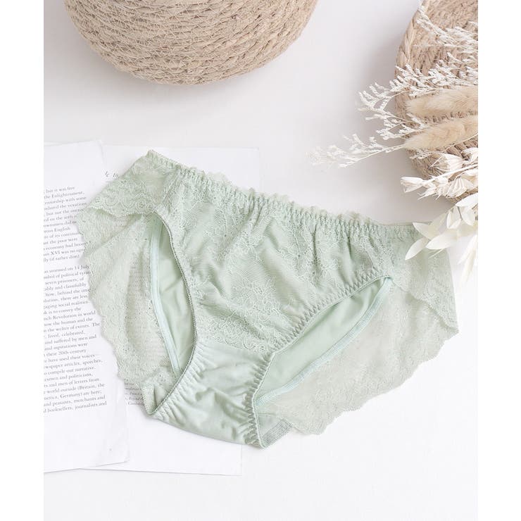 《スリムシルエットシリーズ》フロントレースショーツ お揃い フルバック | tu-hacci  | 詳細画像13 