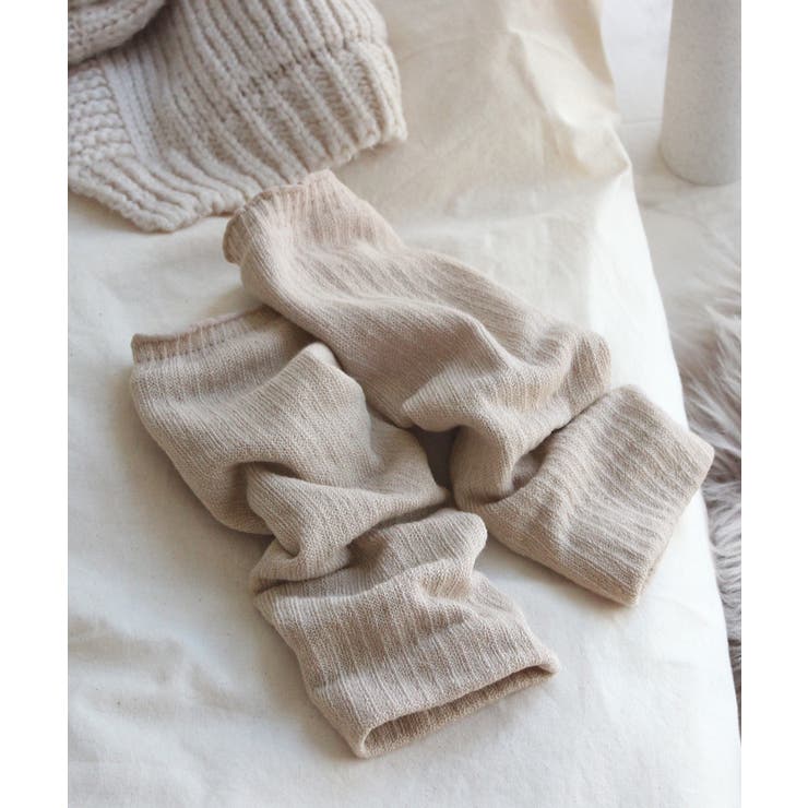 ベージュ | アームウォーマー 肌面シルク100％ 【日本製】シルクレッグウォーマー | tu-hacci 