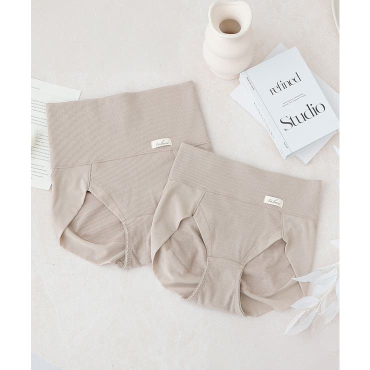 リブストレッチ骨盤ガードルショーツ【ミドル丈】【ショーツ単品】【tu hacci… | tu-hacci  | 詳細画像27 