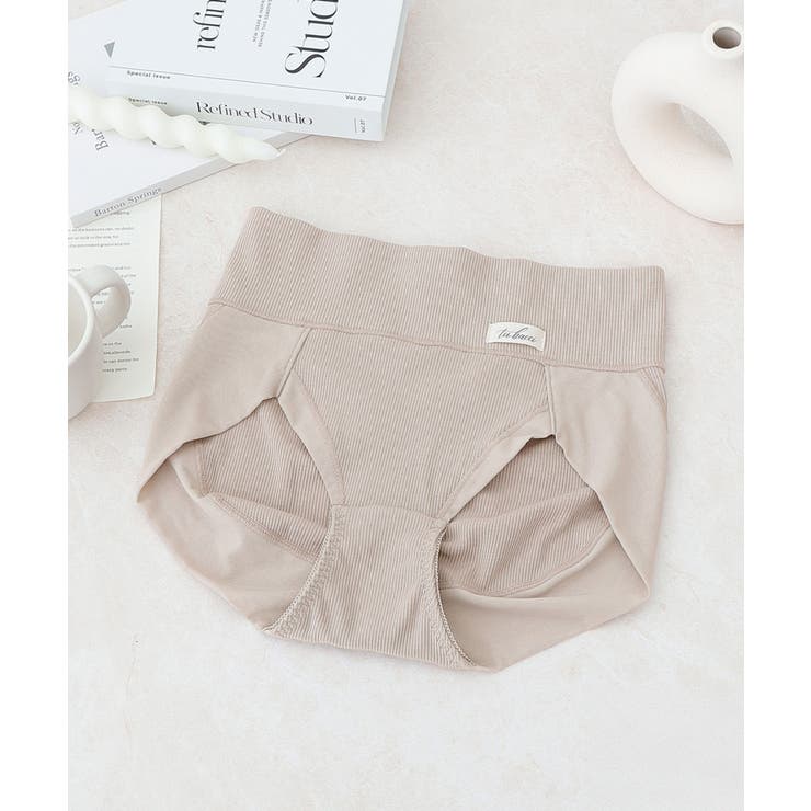 リブストレッチ骨盤ガードルショーツ【ミドル丈】【ショーツ単品】【tu hacci… | tu-hacci  | 詳細画像26 