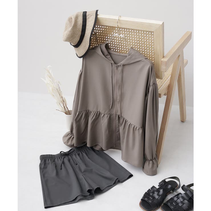 水陸両用ラッシュガードジップパーカー&ショートパンツ ラッシュガード