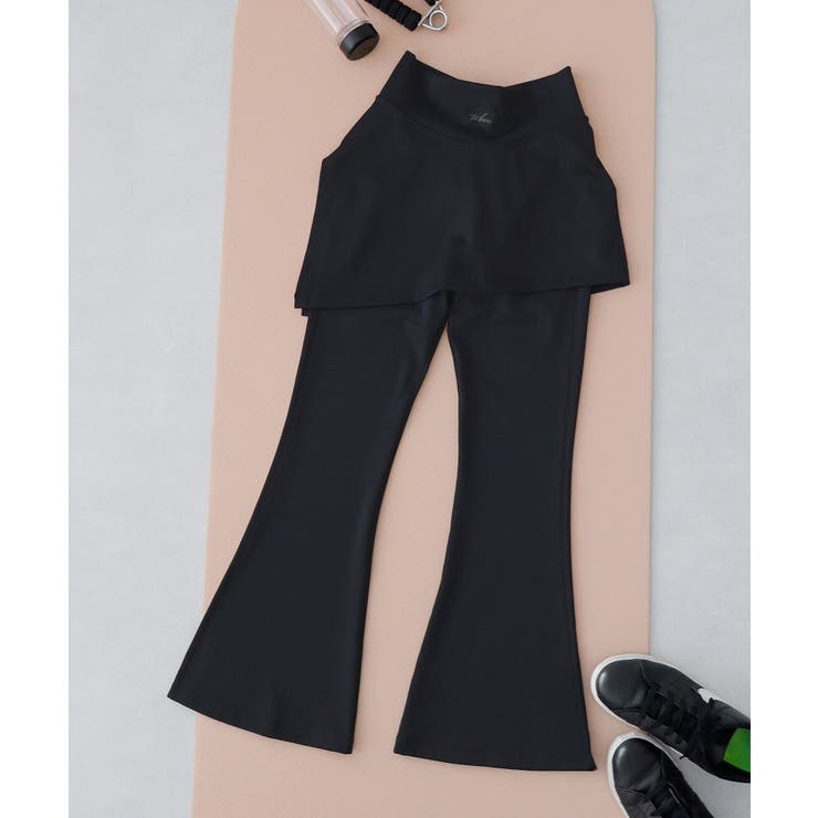 水陸両用 マルチフィットレギンス《スカート付きフレアType》 | tu-hacci  | 詳細画像17 