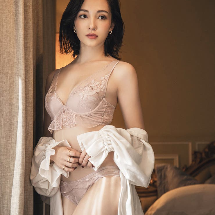 《ガーデニアヴェールブラ＆ショーツセット》 4color ブラック | tu-hacci  | 詳細画像9 