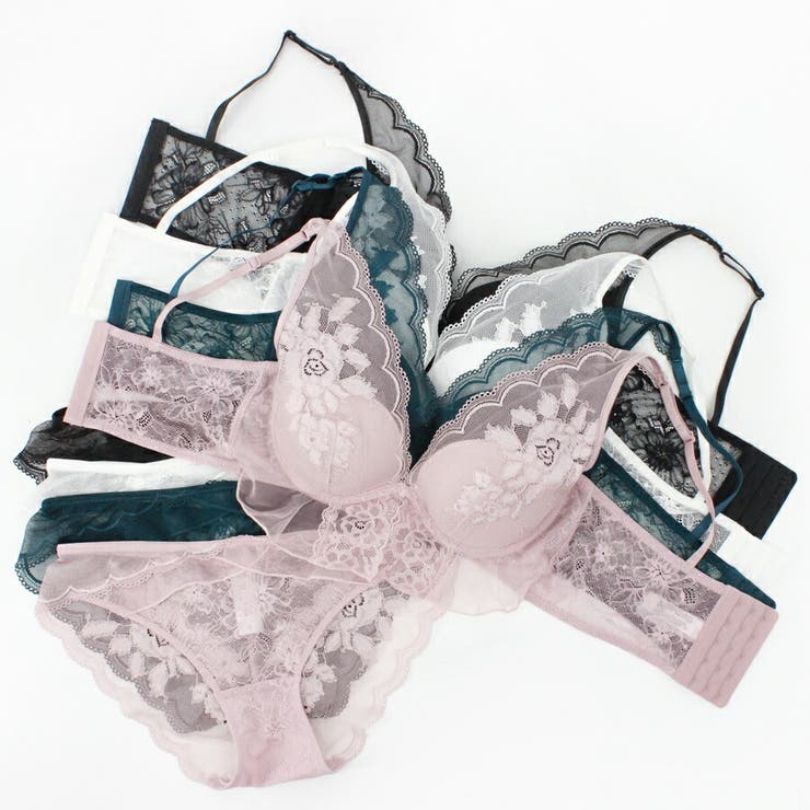 《ガーデニアヴェールブラ＆ショーツセット》 4color ブラック | tu-hacci  | 詳細画像14 