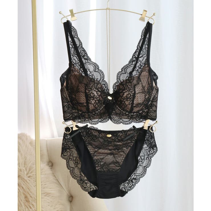 vivante スカラップレースブラ&ショーツ 補正ブラに見えない脇肉撃退ブラ | tu-hacci  | 詳細画像15 