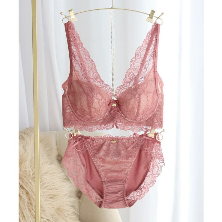 vivante スカラップレースブラ&ショーツ 補正ブラに見えない脇肉撃退ブラ | tu-hacci  | 詳細画像16 