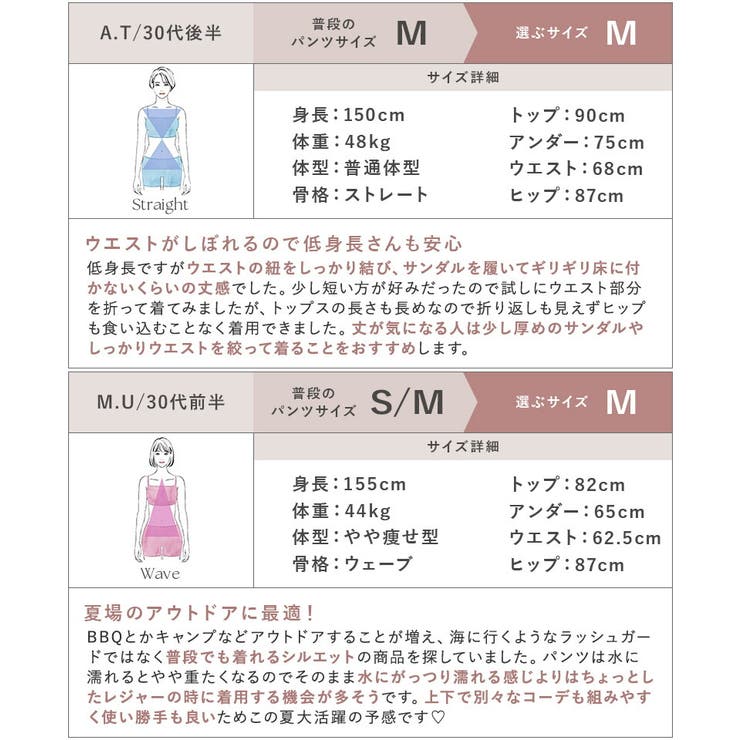 水陸両用フリルラッシュガード 上下セット 日焼け防止[品番