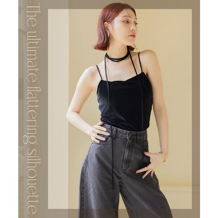 2WAYベロアモーニングルーティンブラトップブラトップ キャミソール レディース… | tu-hacci  | 詳細画像9 