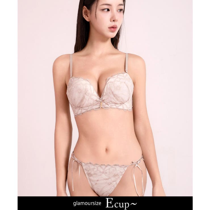 《ぷにぷにブラ》リボンレースブラ＆ショーツ【グラマーサイズ】 | tu-hacci  | 詳細画像24 