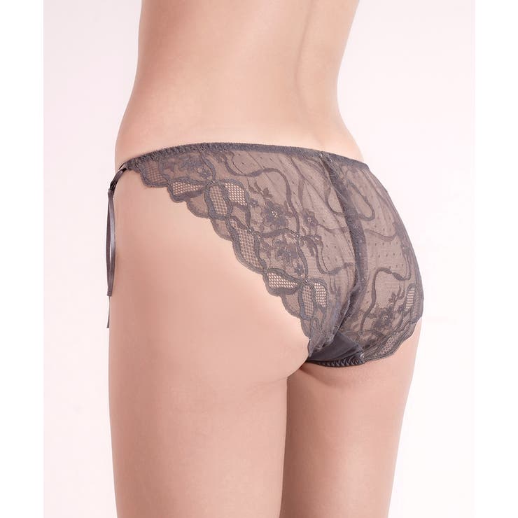 《ぷにぷにブラ》リボンレース レースバックショーツ | tu-hacci  | 詳細画像2 