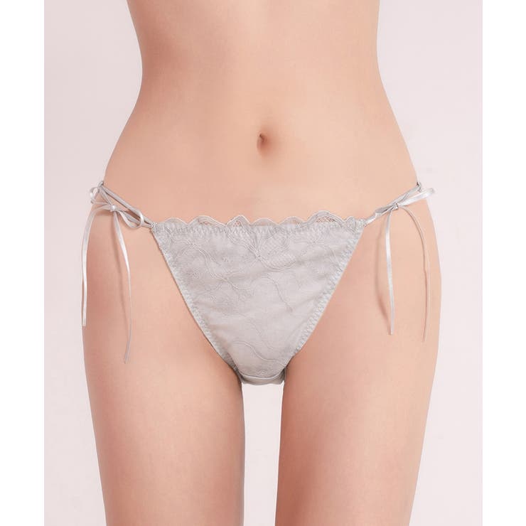 ミント | 《ぷにぷにブラ》リボンレース レースバックショーツ | tu-hacci 