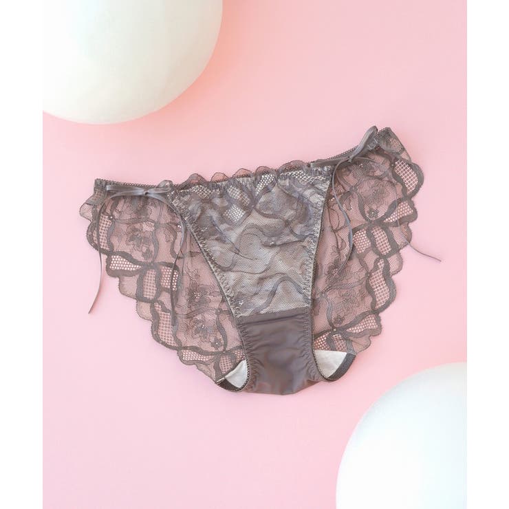 《ぷにぷにブラ》リボンレース レースバックショーツ | tu-hacci  | 詳細画像4 