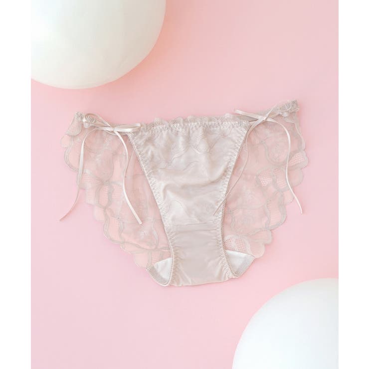 《ぷにぷにブラ》リボンレース レースバックショーツ | tu-hacci  | 詳細画像6 