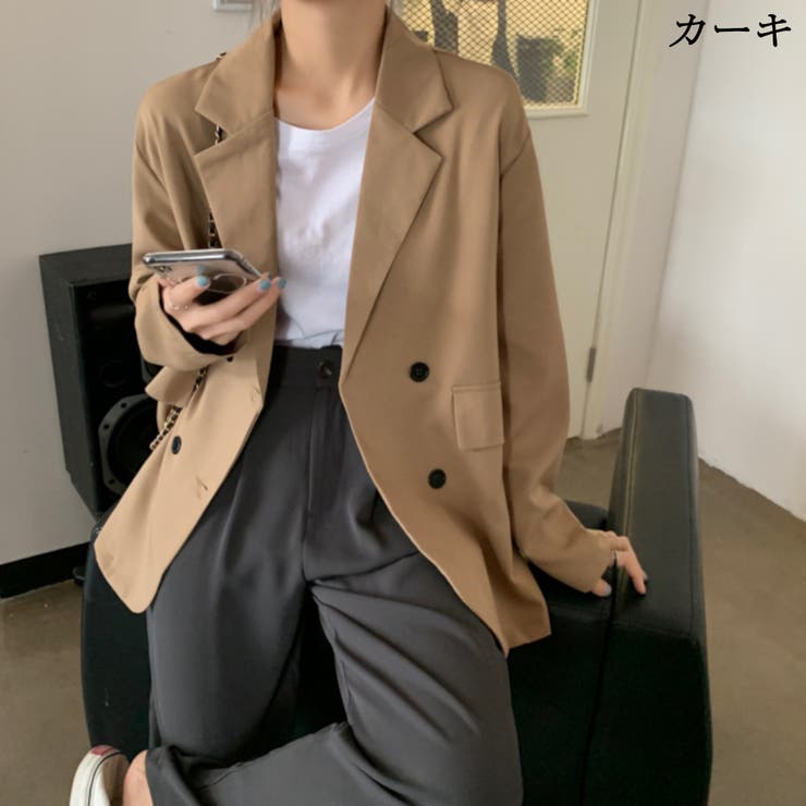 フェンネル FENNEL ギャザースリーブテーラードジャケット