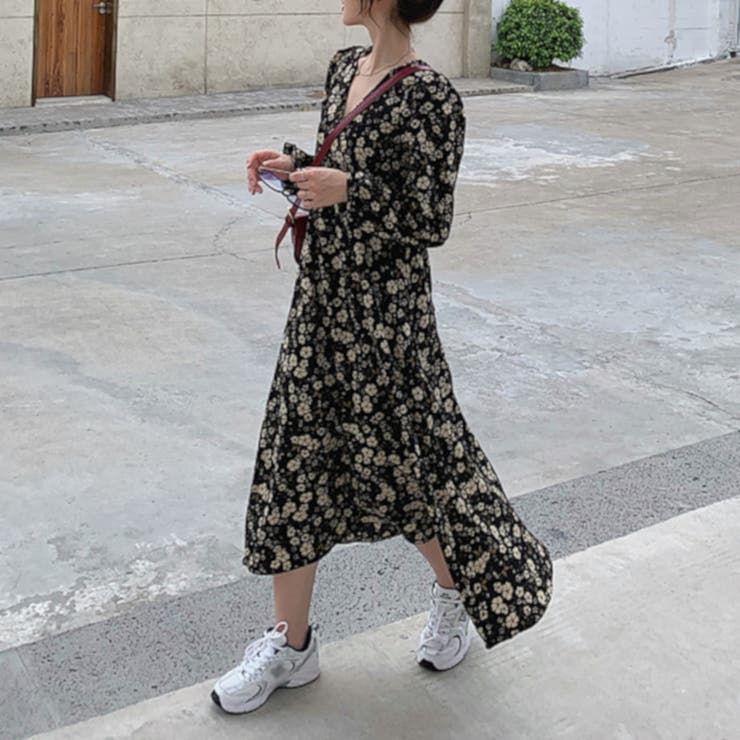 ☆Mac Duggal 花柄ビーズ 長袖プリーツシフォンドレス Mac Duggal Pink Multi Floral Flutter Sleeve Chiffon Gown