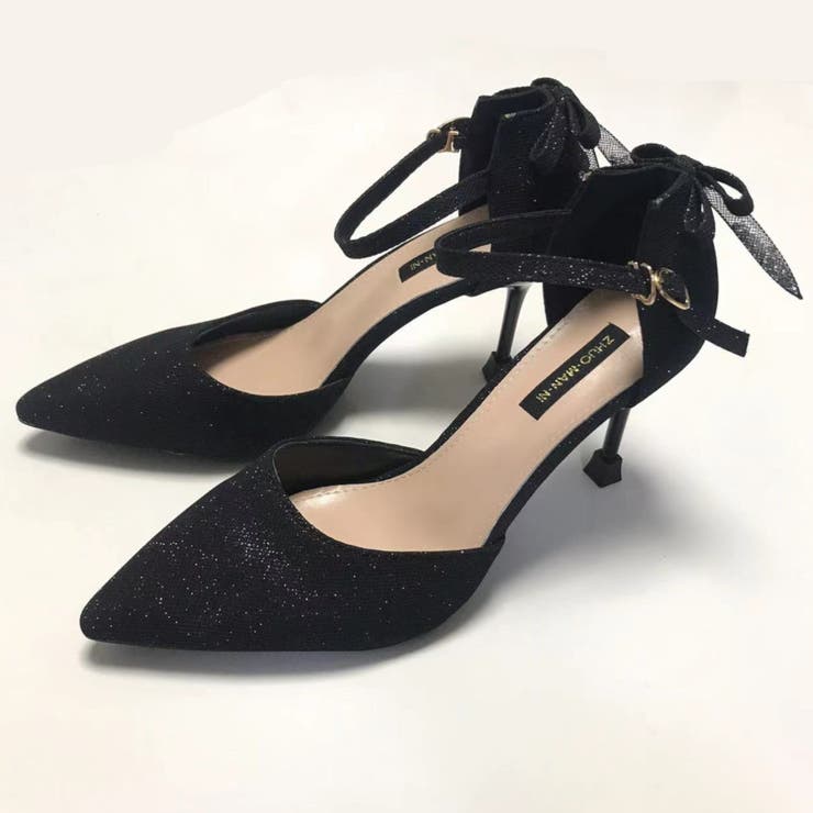 OHGA ブラック ポインテッドトゥパンプス OHGA ブラック ポインテッドトゥパンプス OHGAブラック ポイン