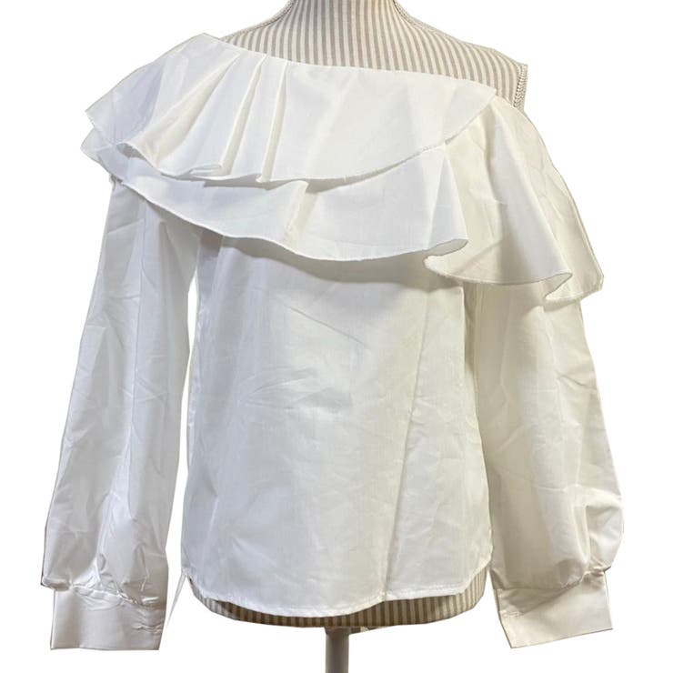 新品】Theory オフショルダー ストライプシャツ - メルカリ