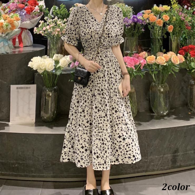 ワンピース ワンピ 半袖 フレア カジュアル レディース | TwoGates  | 詳細画像1 