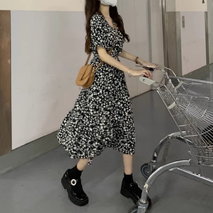 ワンピース ワンピ 半袖 フレア カジュアル レディース | TwoGates  | 詳細画像4 