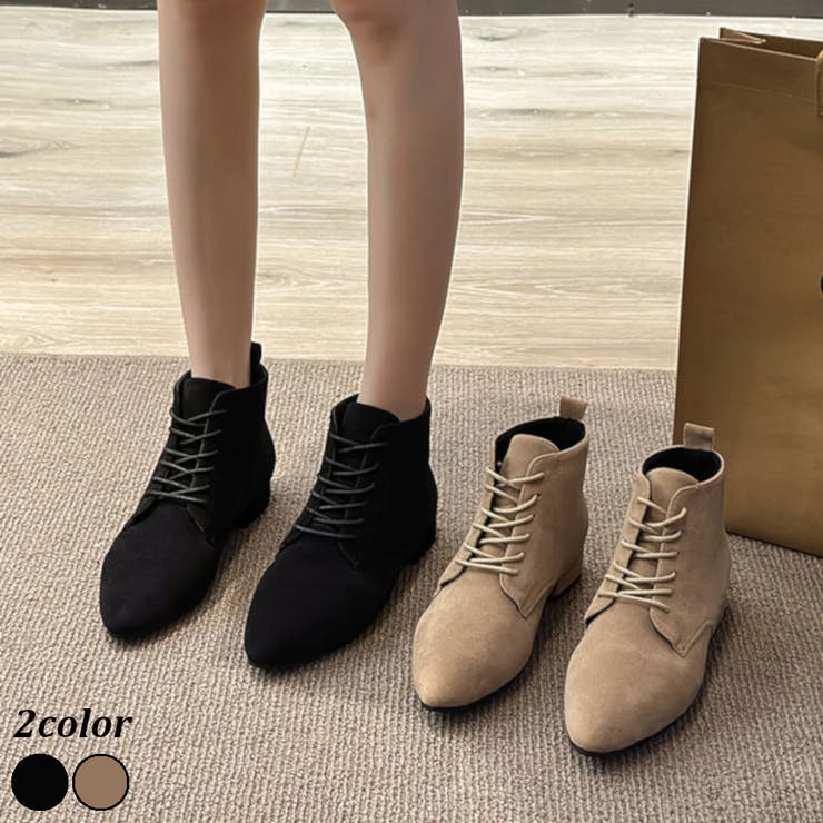 ショートブーツ ブーツ 靴 シューズ ローヒール カジュアル レディース | TwoGates  | 詳細画像1 