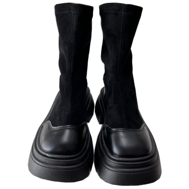 ブーツ ショートブーツ 厚底 靴 シューズ シンプル レディース | TwoGates  | 詳細画像6 