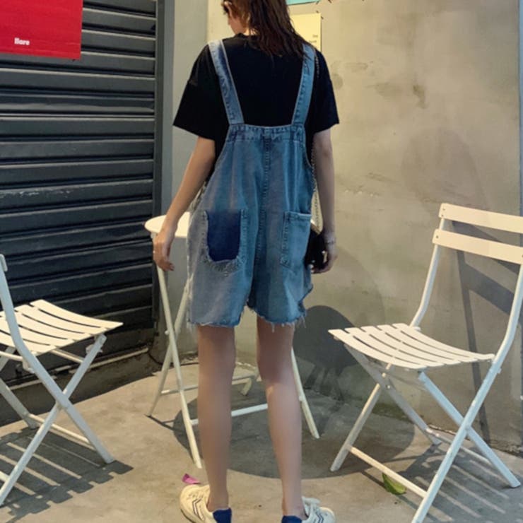 オーバーオール デニムパンツ ジーンズ サロペット カジュアル