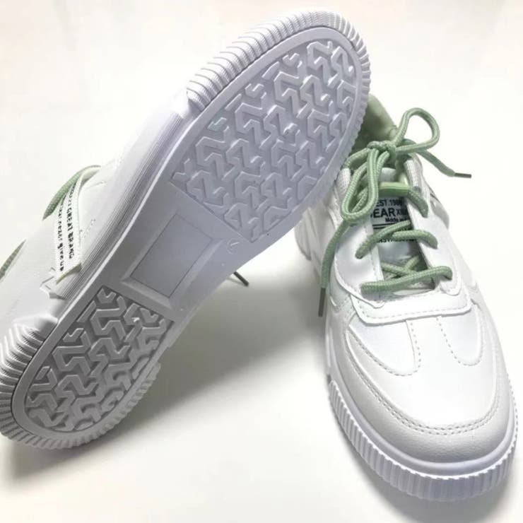 スニーカー 靴 シューズ カジュアル 厚底 ローカット シンプル レディース | TwoGates  | 詳細画像11 