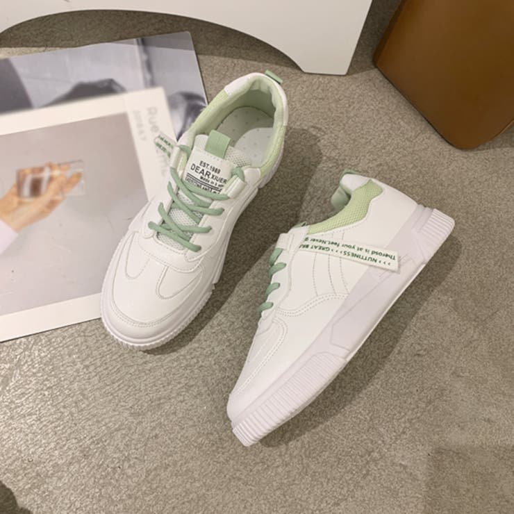 スニーカー 靴 シューズ カジュアル 厚底 ローカット シンプル レディース | TwoGates  | 詳細画像6 